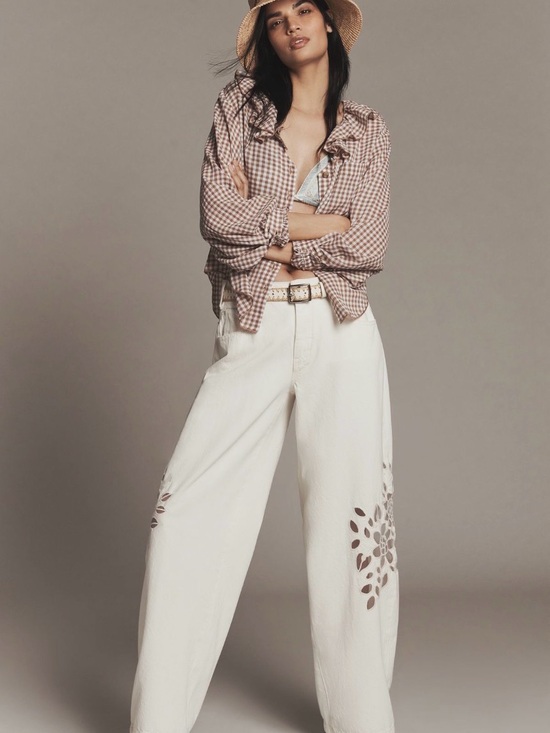 Pilcro Denim - Anthropologie Pilcro Mid-Rise Relaxed Tapered Jeans